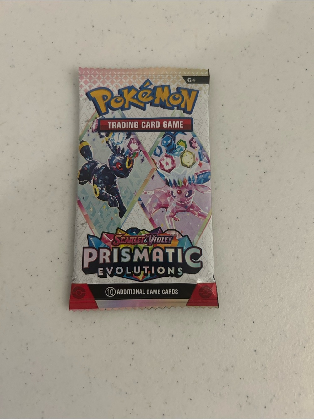 Prismatic Evolutions Booster Pack - Trading Card Game - 1-Pk= 10 cards